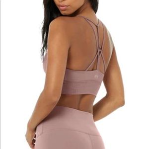 ALO Yoga Mauve Sports Bra